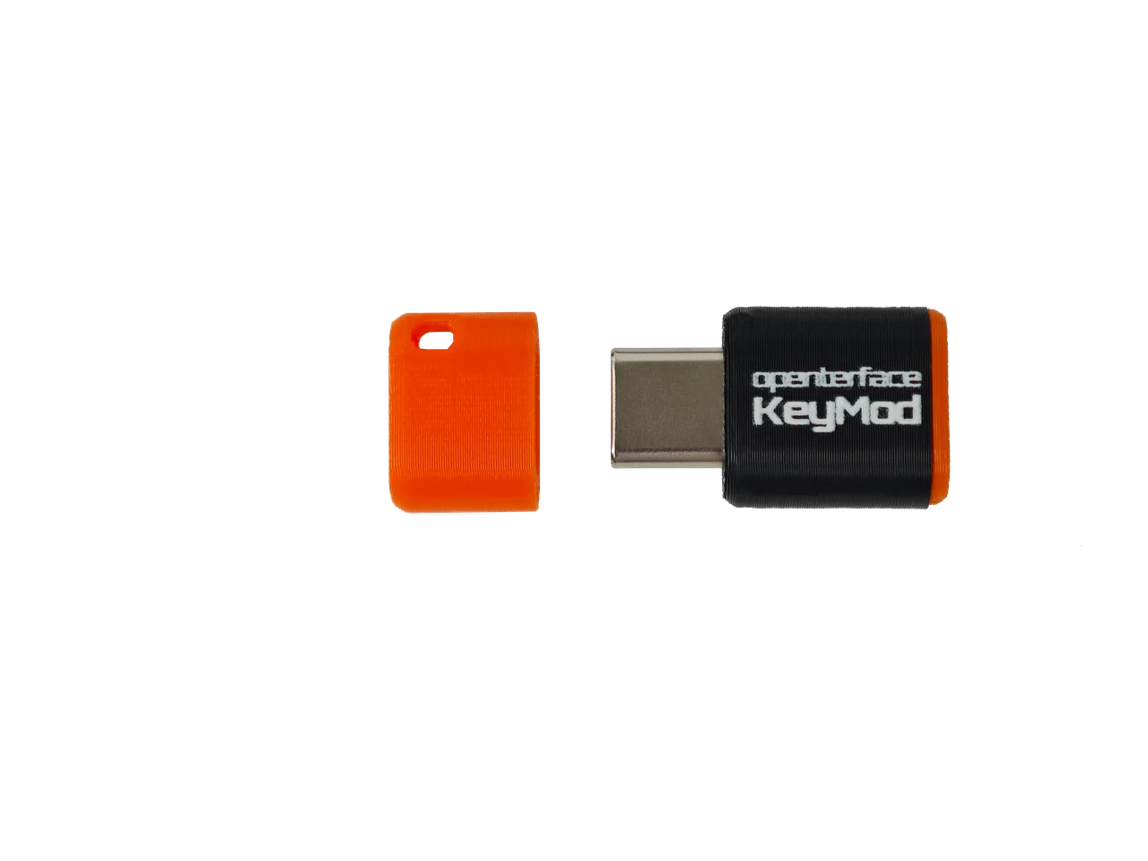KeyMod Mini USB-C dongle, transparent product shot